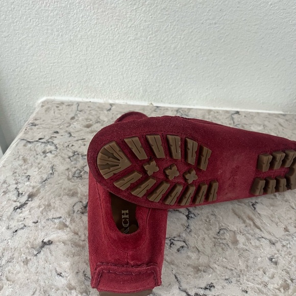 Coach Red Suede Flats - Picture 4 of 4